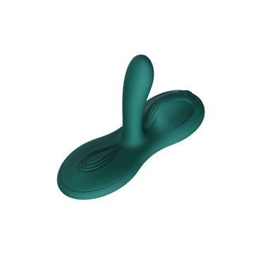 Sit-on-top смарт-вібратор Zalo &ndash; Flora Smart Vibrating Pad Turquoise Green, 9 моторів SX0715 фото