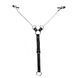Затискачі для сосків з фіксацією на пенісі Art of Sex &ndash; Nipple Clamps for Men, екошкіра SO5146 фото 2