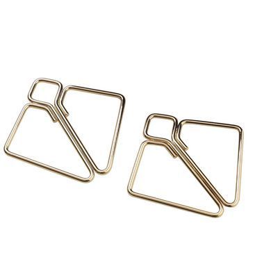 Зажимы для сосков с тяжелой подвеской LOCKINK Nipple Clamps with Heavy Pendant - Golden SX0844 фото