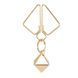Зажимы для сосков с тяжелой подвеской LOCKINK Nipple Clamps with Heavy Pendant - Golden SX0844 фото 8