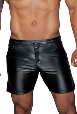 Чоловічі шорти з мокрим ефектом Noir Handmade H061 Powerwetlook shorts, L SX0105 фото
