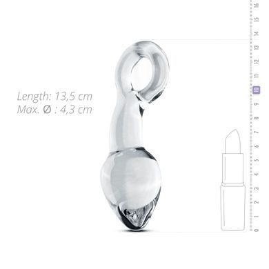 Стеклянный стимулятор простаты Gildo Glass Prostate Plug No. 13 SO4418 фото