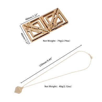 Зажимы для сосков с тяжелой подвеской LOCKINK Adjustable Nipple Clamps with Heavy Pendant - Golden SX0846 фото