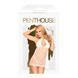 Комплект сорочка в стиле 60-х и трусики с доступом Penthouse - Libido Boost White M/L SO4314 фото 3