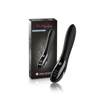 Вибратор с электростимуляцией Mystim Electric Eric eStim Black, миостимулятор SO2987 фото