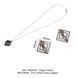 Зажимы для сосков с легкой подвеской LOCKINK Adjustable Nipple Clamps with Light Pendant - Grey SX0849 фото 2