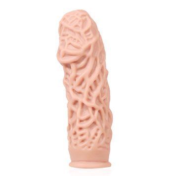 Насадка на член Kokos Extreme Sleeve ES.12 размер M, утолщающая, стимулирующий рельеф SO2492 фото