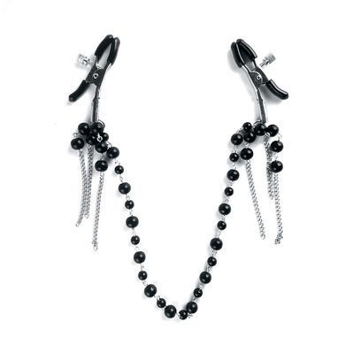 Зажимы для сосков Art of Sex - Nipple clamps Afina Black SO5866 фото