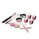 БДСМ-набор Liebe Seele Vivid Sakura 8 Pieces Set, 8 аксессуаров, экокожа на бархатной основе SO9502 фото 1