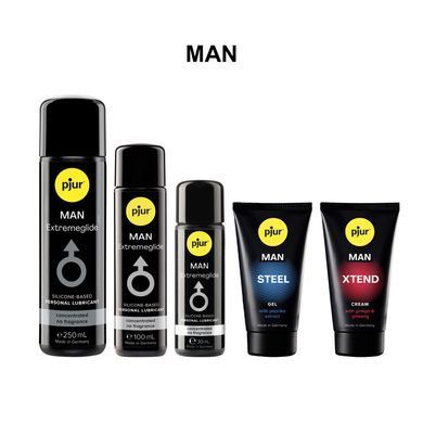 Густа силіконова змазка pjur MAN Premium Extremeglide 100 мл із тривалим ефектом, економна PJ10640 фото