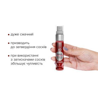 Гель для стимуляції сосків JO Nipple Titillator Strawberry (30 мл), ментол та перцева м&rsquo;ята SO1499 фото