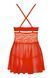 Бэби-долл Obsessive 838-BAB-3 babydoll & thong red L/XL SX1120 фото 4