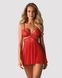 Бэби-долл Obsessive 838-BAB-3 babydoll & thong red L/XL SX1120 фото 1