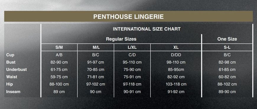 Бебі-дол з ажурним бралетом та високим розрізом Penthouse - Sweet Beast Rose L/XL SO5297 фото