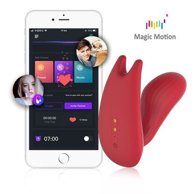 Смарт-вібратор Magic Motion Umi Red SO4948 фото