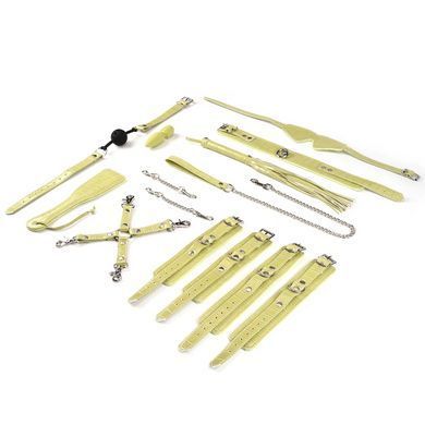 БДСМ-набор для начинающих Liebe Seele Macaron 9pcs Bondage Kit-Melon, 9 предметов, мини-ванд SO9512 фото