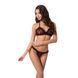 Комплект білизни Passion GIANA BIKINI XXL/XXXL, black, напівпрозорі ліф і трусики з бантиками EL15103 фото 1